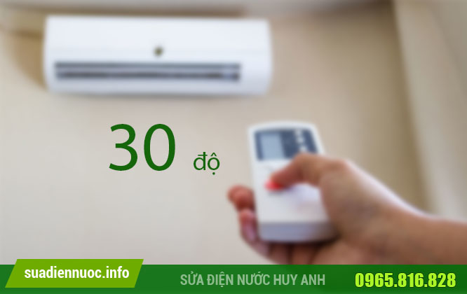 Bật điều hòa 30 độ có tốn điện không?