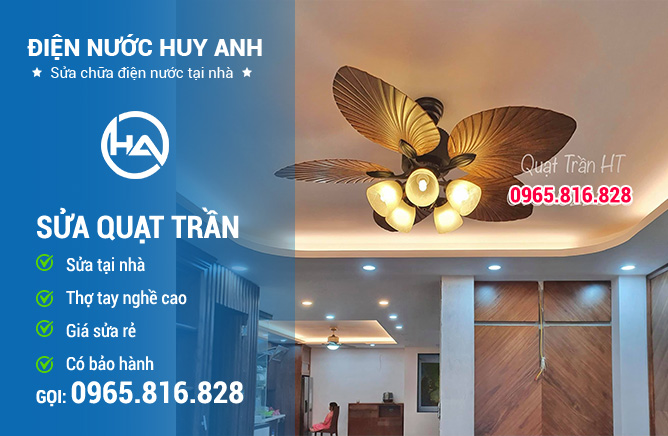 Sửa quạt trần tại Phúc Đồng