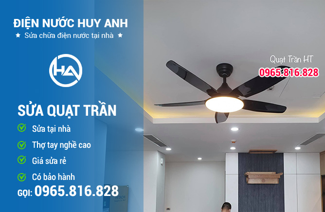 Sửa quạt trần tại Cự Khối giá rẻ, uy tín, bảo hành