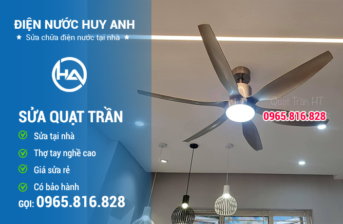 Sửa quạt trần tại Long Biên
