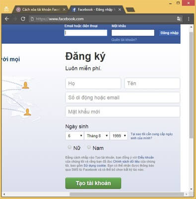 Hướng dẫn cách lập nick Facebook, đăng ký Facebook mới bạn không thể bỏ qua