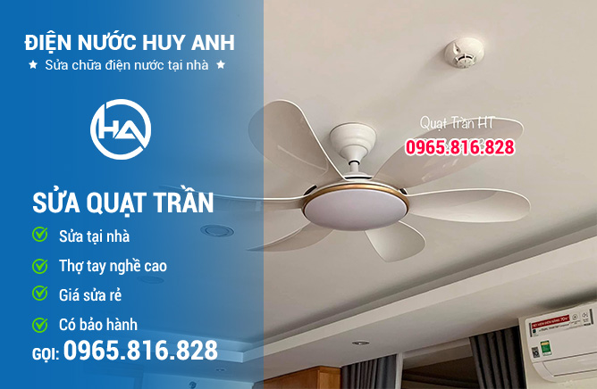 Sửa quạt trần tại Sài Đồng