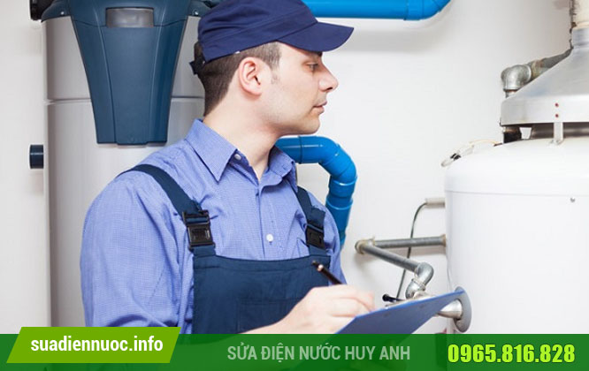 Có bao nhiêu bước khi sử dụng dịch vụ sửa bình nóng lạnh tại Đống Đa