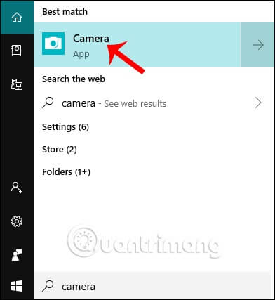  Nhập từ khóa camera