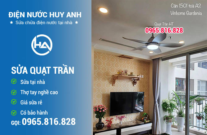 Sửa quạt trần tại Tây Mỗ