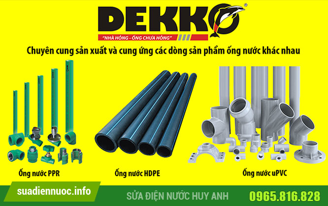Tìm hiểu chung về ống nhựa DEKKO