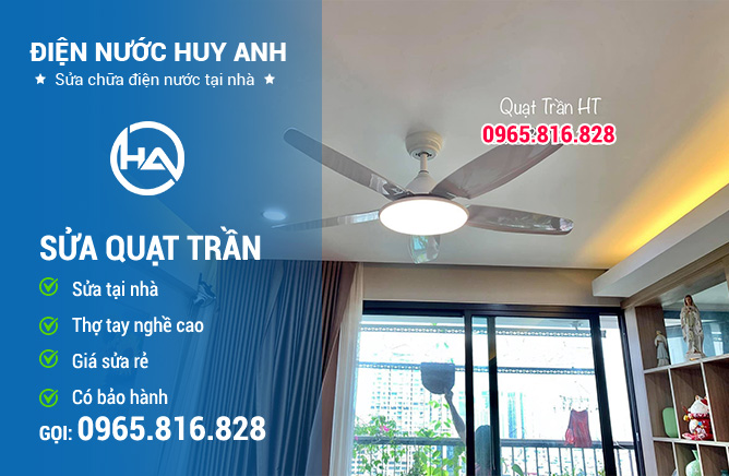Sửa quạt trần tại Ngọc Khánh