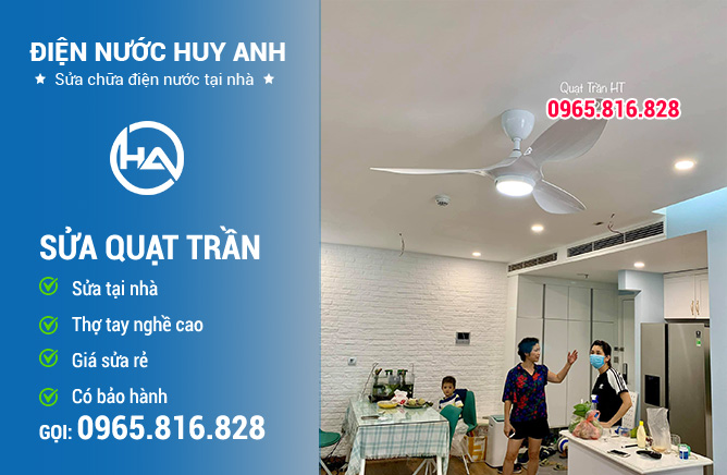 Sửa quạt trần tại Đức Giang