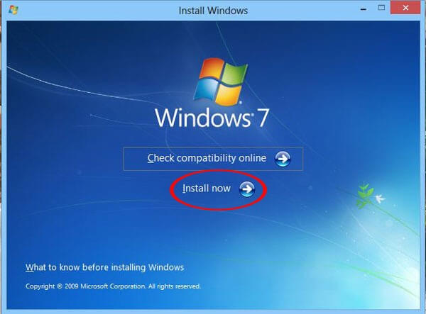 Cách cài Windows 7 từ ổ cứng HDD
