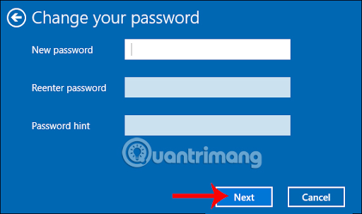 Cài đặt mật khẩu và thay đổi mật khẩu giúp bảo mật máy tính Windows 10