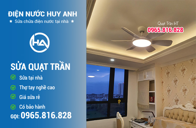 Sửa quạt trần tại Thổ Quan