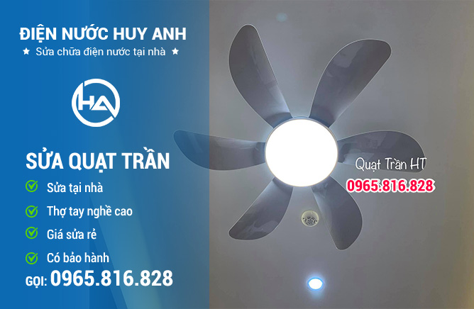 Sửa quạt trần tại Phú Diễn