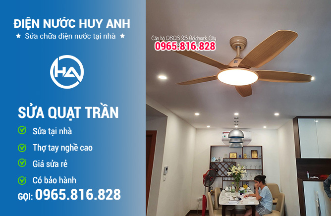 Sửa quạt trần tại Tương Mai
