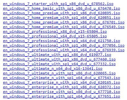 Tải file ISO Win 7 từ http://mirror.corenoc.de/