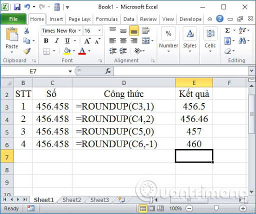 Cách làm tròn số trong Excel không phải ai cũng biết