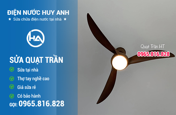 Sửa quạt trần tại Phúc Xá