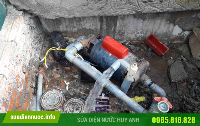 Sửa máy bơm tại Ngọc Thụy