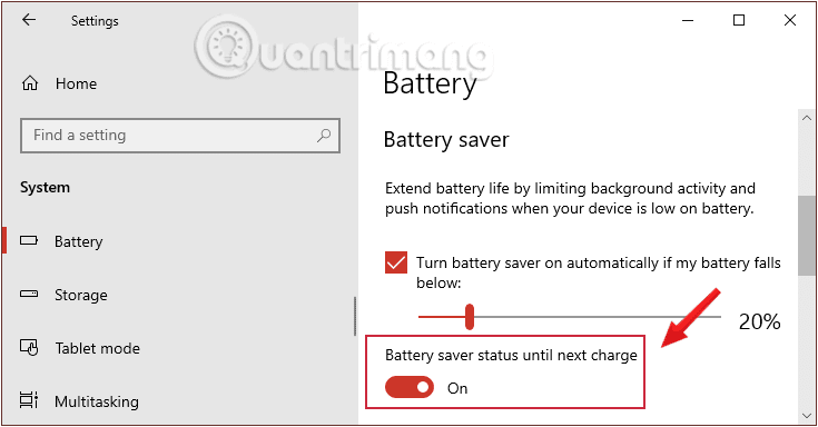 Thiết lập chế độ tiết kiệm pin Windows 10 để tắt hết các ứng dụng chạy nền từ Microsoft Store